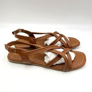 Bella Vita Womens‎ Size 9.5 Ilo Brown Tan Leather Strappy Sandals Shoes